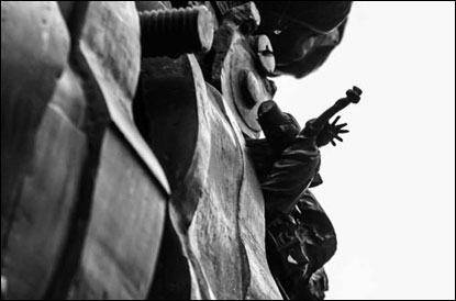 Détail de la statue de la Liberté